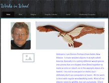 Tablet Screenshot of dennisprichardworksinwood.com